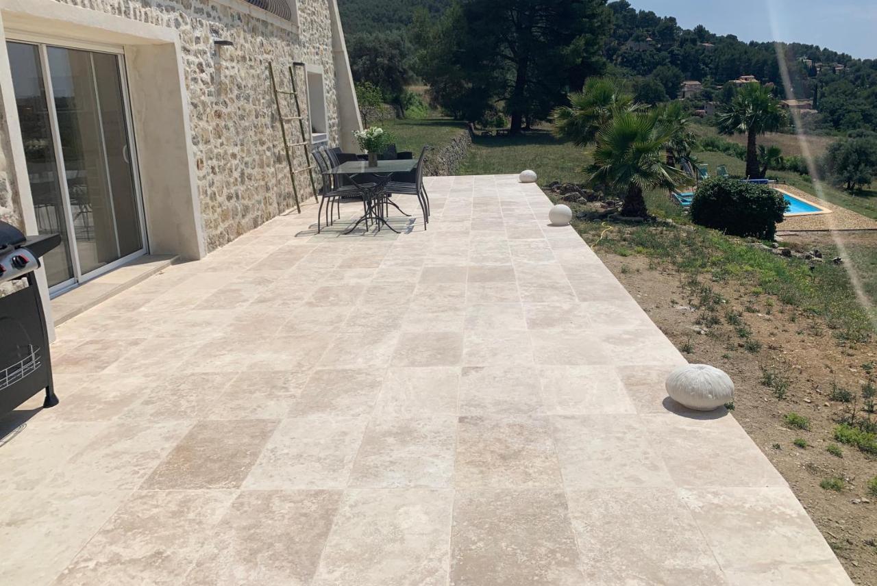 La Venturonne Appartement Neuf Rez De Jardin 45 M2 Vue Mer Et Vignes 10 Mn Des Plages Le Beausset Eksteriør billede